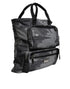 Dolce & Gabbana Gray Camo Cotton Multiple Compartments Tote Bag